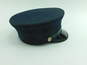 Vintage MIDWAY Cap Co DRESS CAP HAT Fire Department Size 71/8 black W/ Badge image number 9