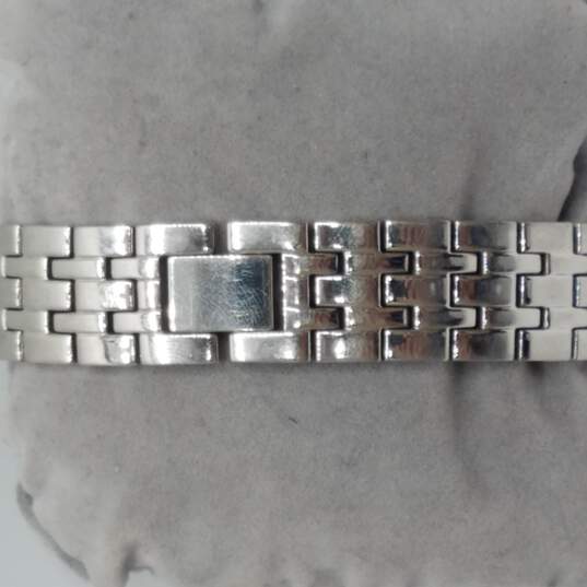 Caravelle By Bulova 45L100 Two Toned Square Dial Bracelet Watch image number 9