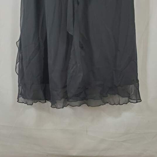 A.B.S Evening Women's Black Pleated Dress SZ 12 NWT image number 7