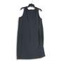 Jones New York Womens Gray Round Neck Sleeveless Back Zip Tank Dress Size 16 image number 2