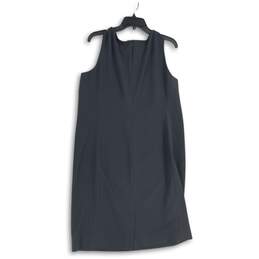 Jones New York Womens Gray Round Neck Sleeveless Back Zip Tank Dress Size 16 alternative image