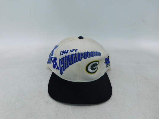 VTG Green Bay Packers NFL Pro Line 1996 NFC Champions Snapback Hat image number 1