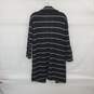 Marine Layer Black & White Cotton Blend Open Front Knit Duster WM Size M image number 2