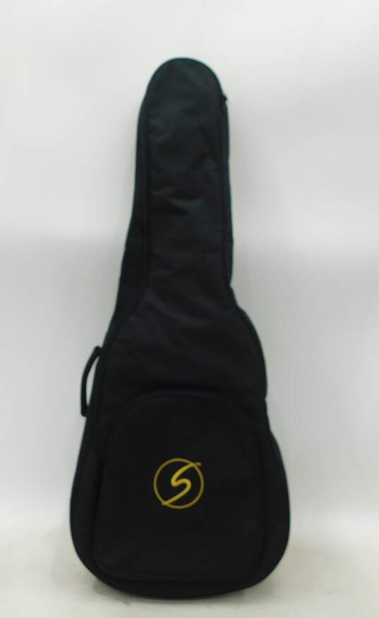 Samick Brand SJ-14E Model Acoustic Electric Guitar w/ Soft Gig Bag image number 7