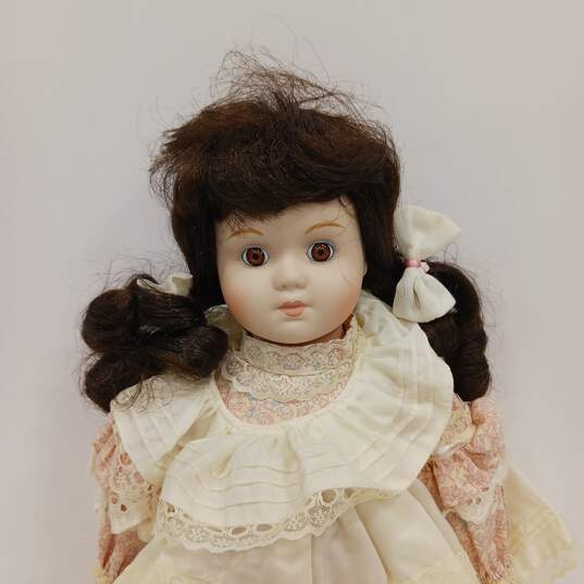 Exclusive Collectible Memories Porcelain Doll in Original Box image number 3