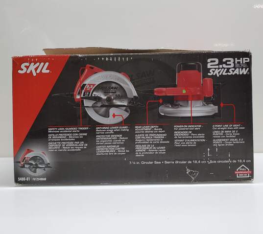 Skil 2.3HP Skilsaw Circle Saw #5480 7-1/4 Electric Hand Tool-For Parts/Repair image number 4