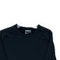 Mens Black Long Sleeve Crew Neck Activewear Pullover T-Shirt Size XL image number 3