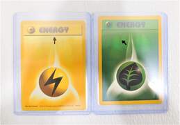 Rare Pokemon TCG Ink Error Vintage Energy Card Lot of 2