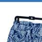 NWT Briggs Womens Blue White Slash Pocket Drawstring Bermuda Shorts Size M image number 4