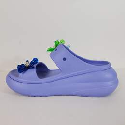 Crocs Classic Iconic Rubber Sandals Purple 10 alternative image