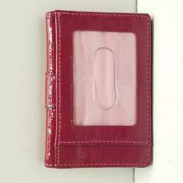 Coach Magenta Patent Leather Card Wallet alternative image