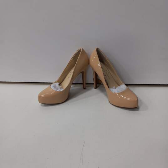 Jessica Simpson Women's Parisah Beige Platform Stiletto Heel Pumps Size 7M image number 2