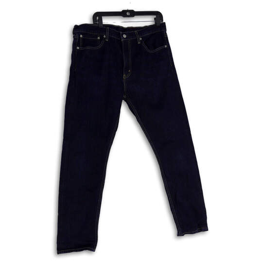 Mens Blue 508 Denim Dark Wash Stretch Pocket Tapered Leg Jeans Size 36x32 image number 1
