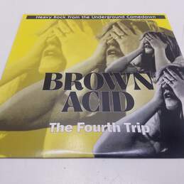 Various ‎– Brown Acid: The Fourth Trip (Heavy Rock From The Underground Comedown) on Purple Swirl Vinyl