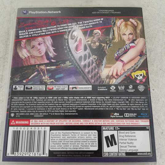 Lollipop Chainsaw (PS3) - Pre-Owned 