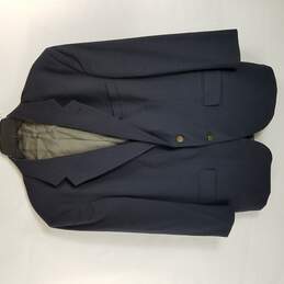 Oscar De La Renta Men Navy Blazer Suit Coat Jacket 42 S