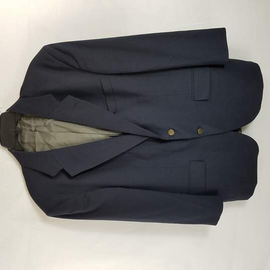Oscar De La Renta Men Navy Blazer Suit Coat Jacket 42 S image number 1