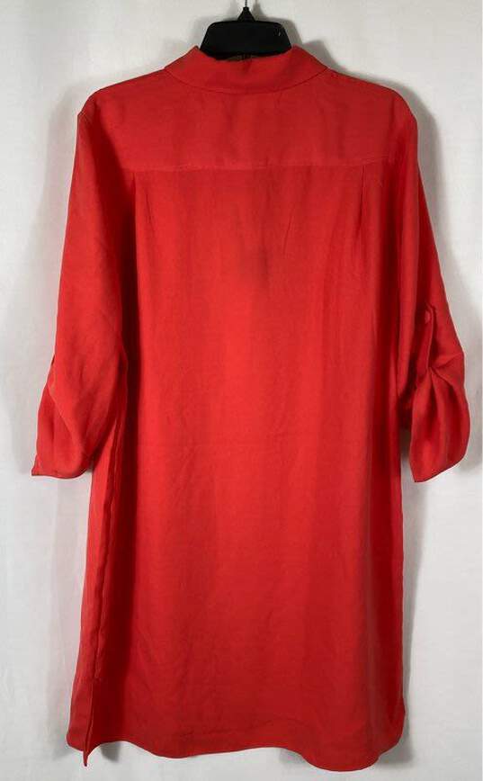 Trina Turk Orange Shirt Dress - Size X Large image number 4