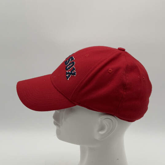 Mens Red Dri Fit Red Sox Legacy91 Lightweight Golf Hat One Size Fits Most image number 3