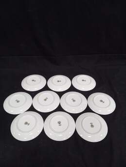 Bundle of 10 White Noritake China Small Plates alternative image