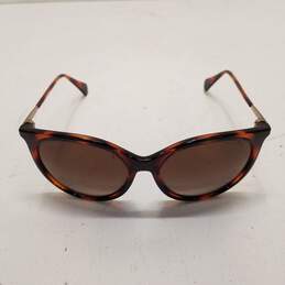 Ralph Lauren Brown Tortoise Shell Polarized Round Sunglasses alternative image