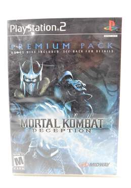 Mortal Kombat Deception Premium Pack Sony PlayStation 2 PS2 No Manual