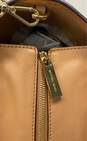 Michael Kors Tan Leather Shoulder Tote Bag image number 3