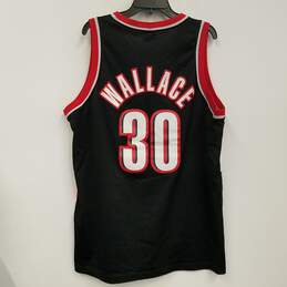 Mens Black Red Portland Trail Blazers Rasheed Wallace #30 NBA Jersey Sz XL alternative image