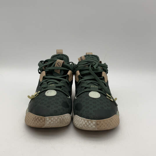 Mens Harden Vol. 6 GW9032 Green Beige Lace-Up Sneaker Shoes Size 10.5 image number 2