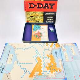 VNTG 1960's Avalon Hill D-Day Board Game w/ Original Box