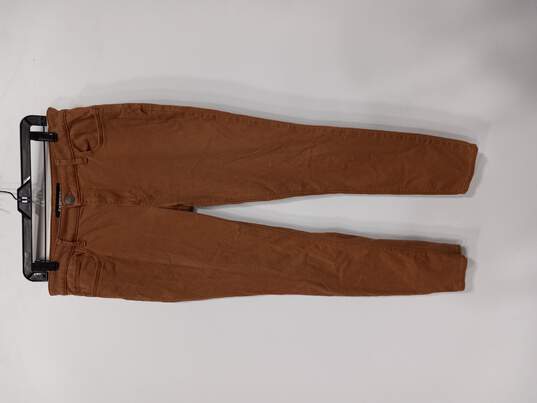 Express Women's Brown Mid Rise Pants Size 10 Reg image number 1