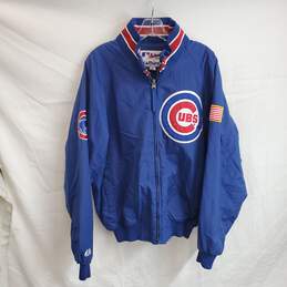 Majestic Athletic Authentic Collection Chicago Cubs Full Zip Jacket Size M