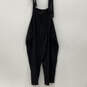 NWT Womens Black Pleated Knotted Shoulder Overall One-Piece Jumpsuit Sz 26 image number 1
