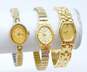 Ladies Vintage Citizen & Pulsar Gold Tone Quartz Dress Watches 70.9g image number 1