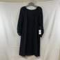 Women's Black Adrianna Papell 3/4 Sleeve Shift Dress, Sz. 12 image number 1