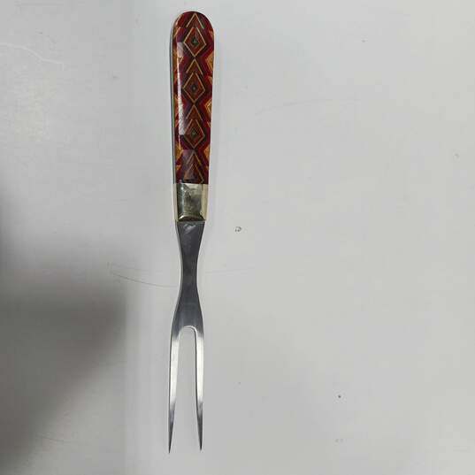 Cutlery of Santa Fe Stoneworks Knife & Fork Carving Set image number 3