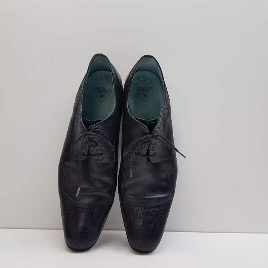 John Fluevog Black Leather Lace Up Oxford Dress Shoes Men's Size 11 M image number 6