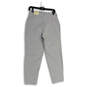 NWT Womens Gray Striped Slash Pocket Pull-On Trouser Pants Size Medium image number 2