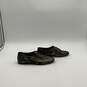 Womens Terri 3476544 Metallic Black Leather Almond Toe Slip-On Loafer Flats 6.5M image number 2