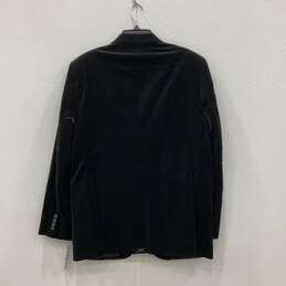 NWT Alfani Mens Black Velvet Notch Lapel Long Sleeve Two Button Blazer Size XL alternative image
