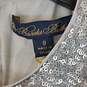 Brooks Brothers Women Silver Sequin Shirt Sz 0 NWT image number 2