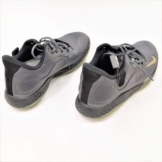 Nike KD Trey 5 VII Dark Grey Club Gold Men's Shoe Size 10 image number 2