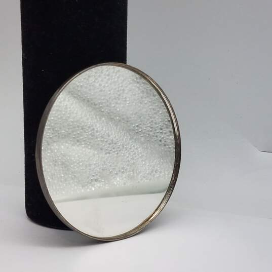 Towle Sterling Silver Circular Hand Held Mirror 61.8g image number 1