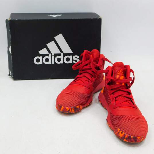 adidas Pro Bounce 2019 Red Men's Shoe Size 9 image number 1