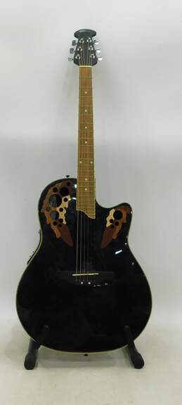 Applause by Ovation AE 48 Model Round-Back Acoustic Electric Guitar w/ Case alternative image