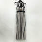 NWT Womens Black White Cali Scoop Neck Sleeveless Maxi Dress Size Medium image number 1