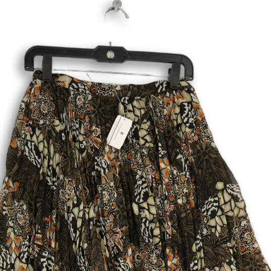 NWT Womens Multicolor Printed Elastic Waist Pull-On Maxi Skirt Size 4 image number 3