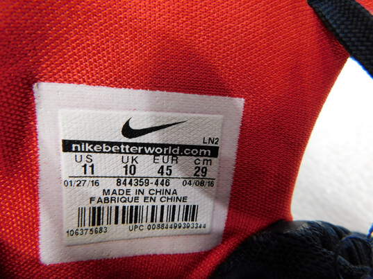 Nike Hyperdunk Black Red White Size 11 US image number 5