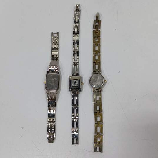 Anne Klein Wristwatch Collection of 3 image number 3