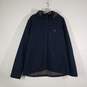 Mens Long Sleeve Pockets Hooded Full-Zip Windbreaker Jacket Size XXL image number 1